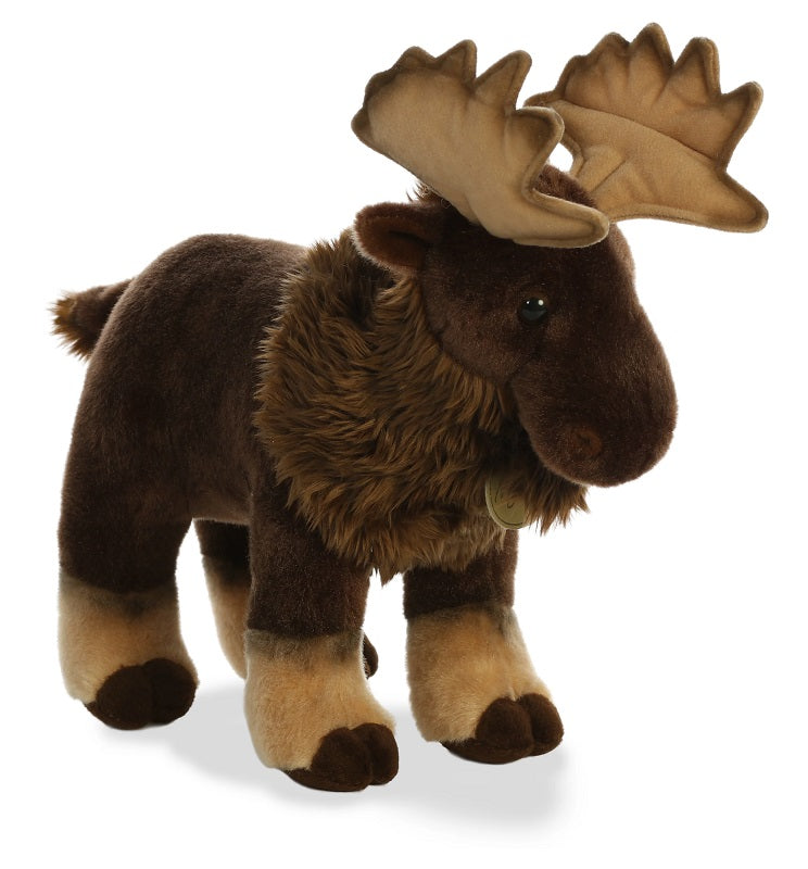 14" Standing Moose Plush
