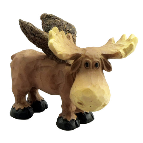 Flying Moose Figurine