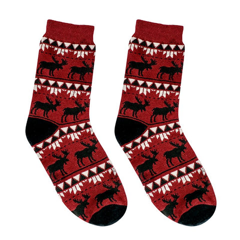 Moose Quilt Moose Socks
