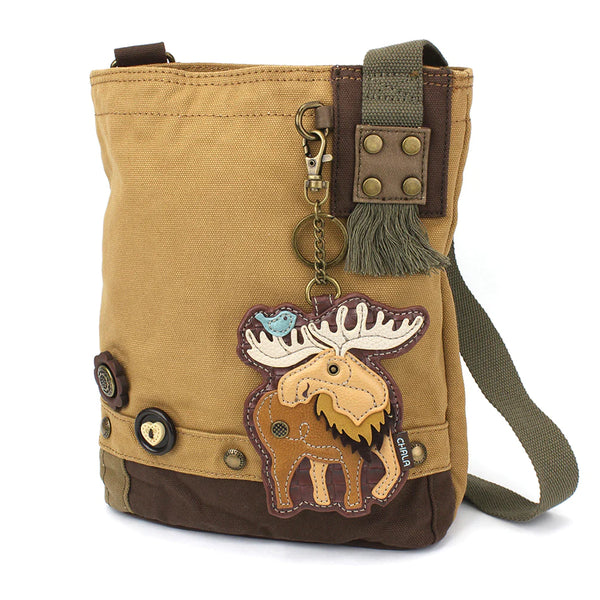 Sand Colored Cross Body Moose Purse