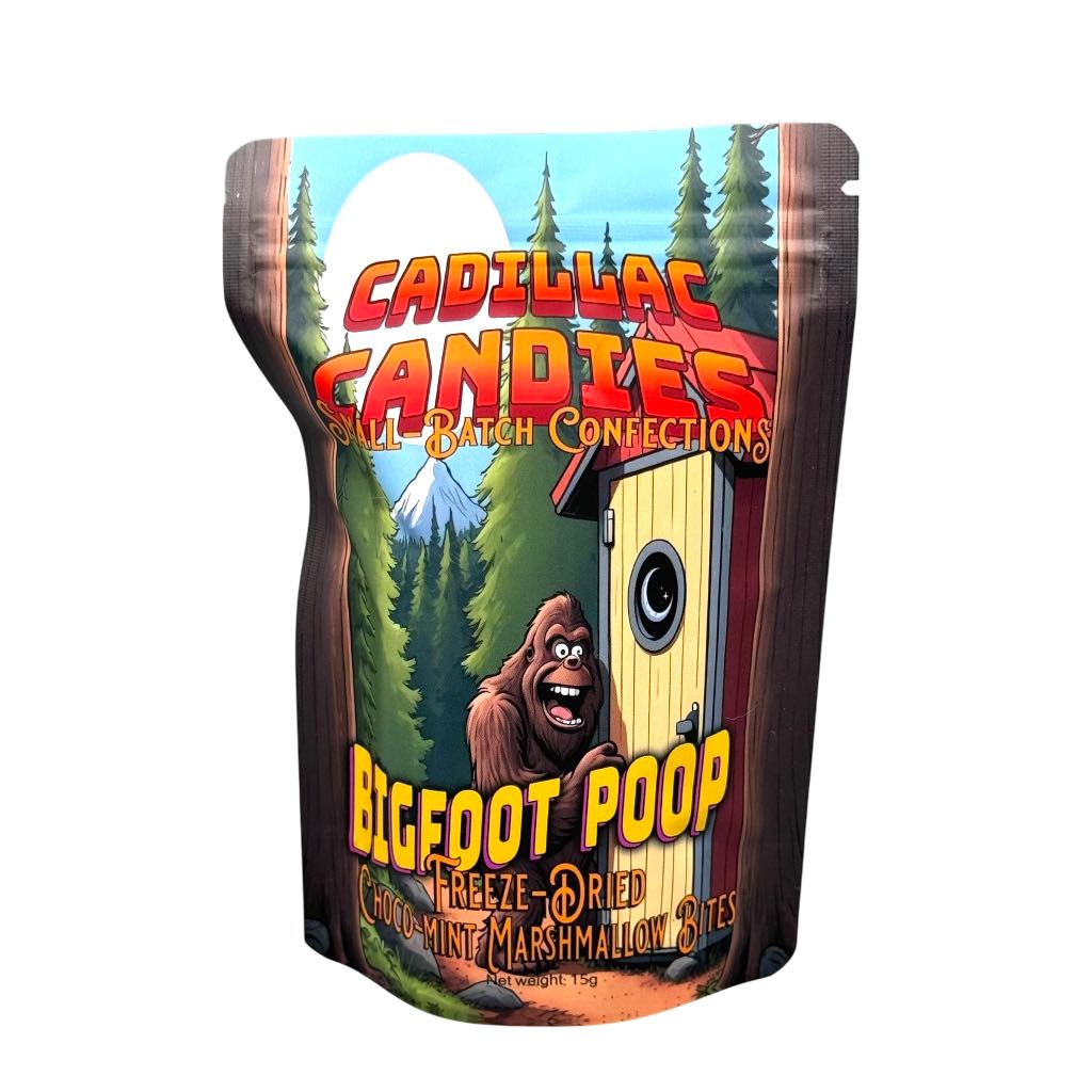Bigfoot Poop Freeze Dried Chocolate-mint Marshmallow Bites