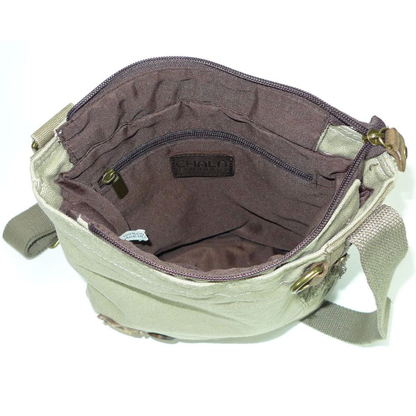 Sand Colored Cross Body Moose Purse
