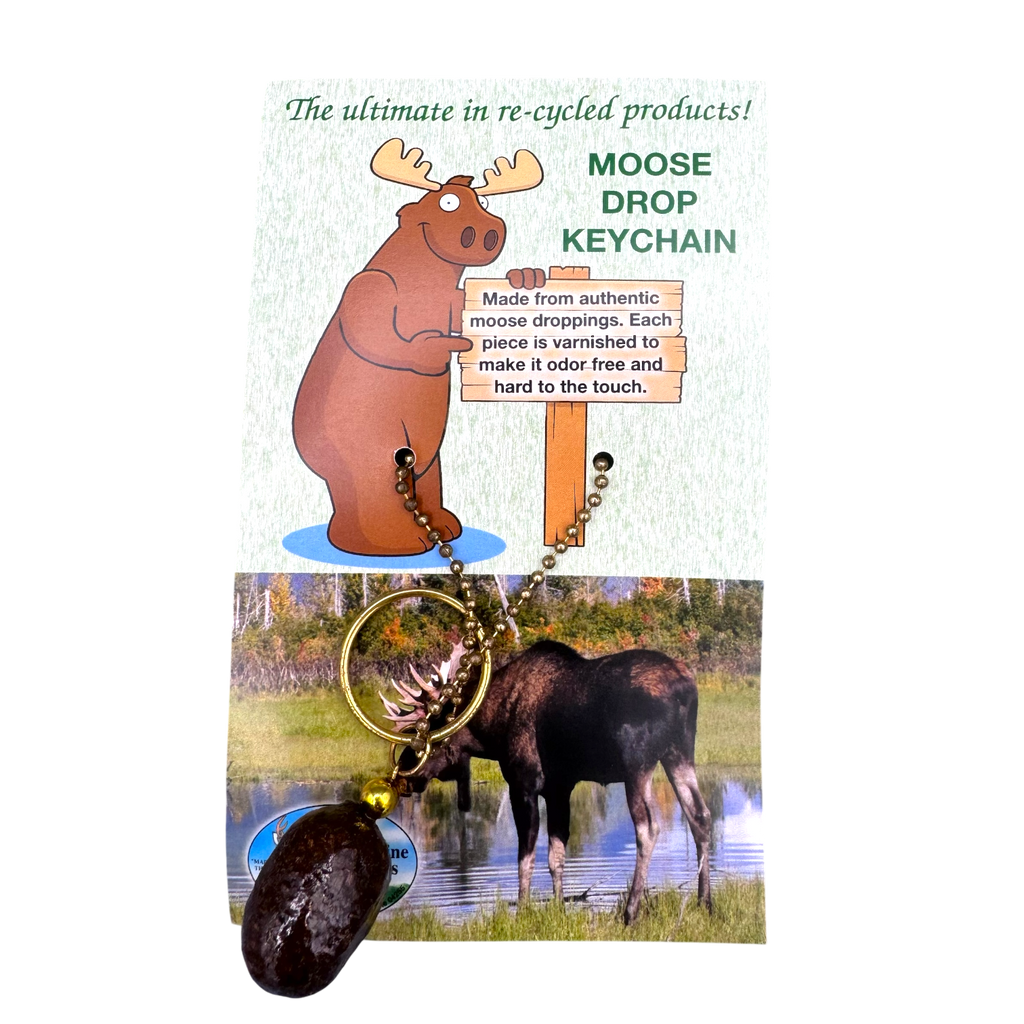 Moose Dropping Moose Poop Keychain