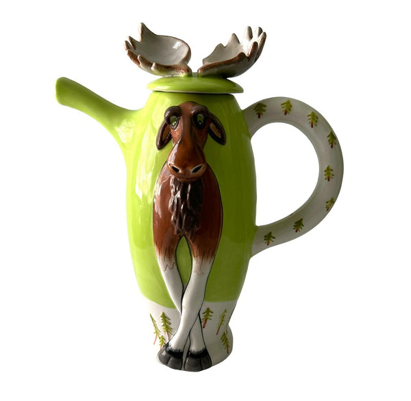Ceramic Moose Tea Pot
