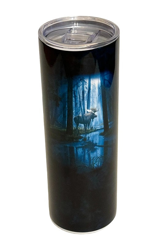 Caught by the Light Moose Metal Tall Travel Mug