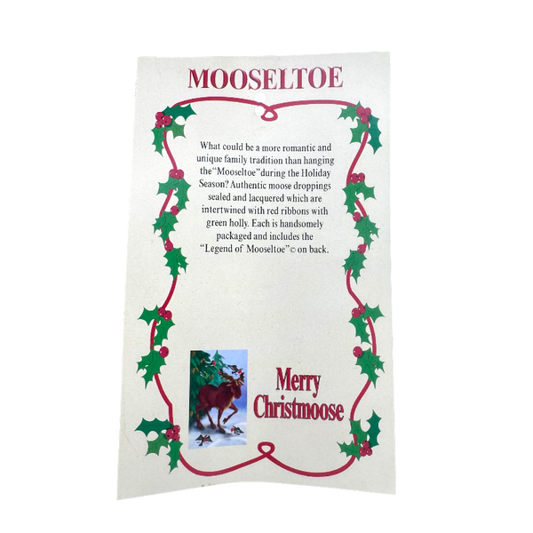 Moose Dropping Moose Poop Mooseltoe