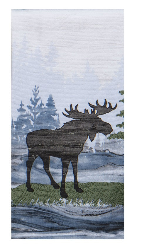 Cabin Life Moose Terry Dish Towel