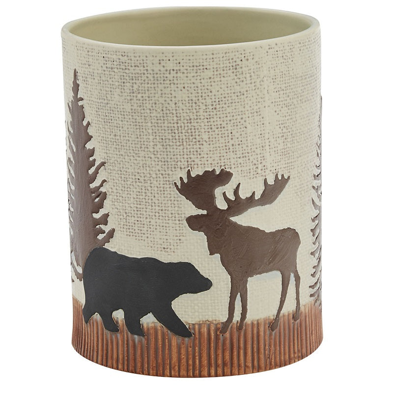 Moose and Bear Wilderness Trail Utensil Crock