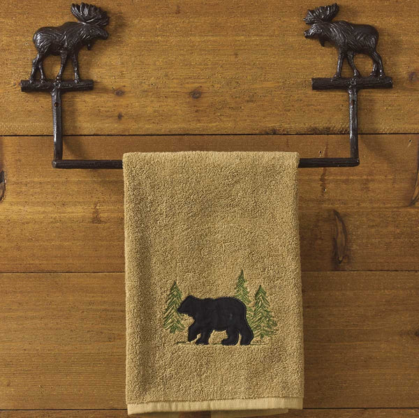 Cast Iron Moose Toilet Paper Holder