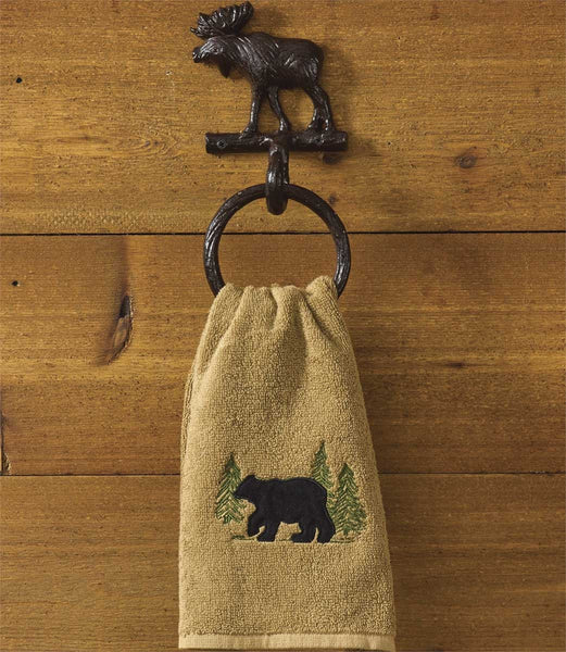 Cast Iron Moose Towel Bar - 16 and 24 Inch