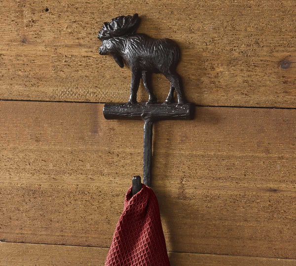 Cast Iron Moose Toilet Paper Holder