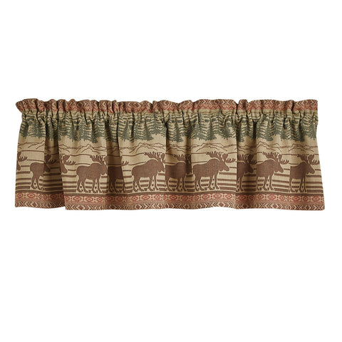 Moose Jacquard Valance