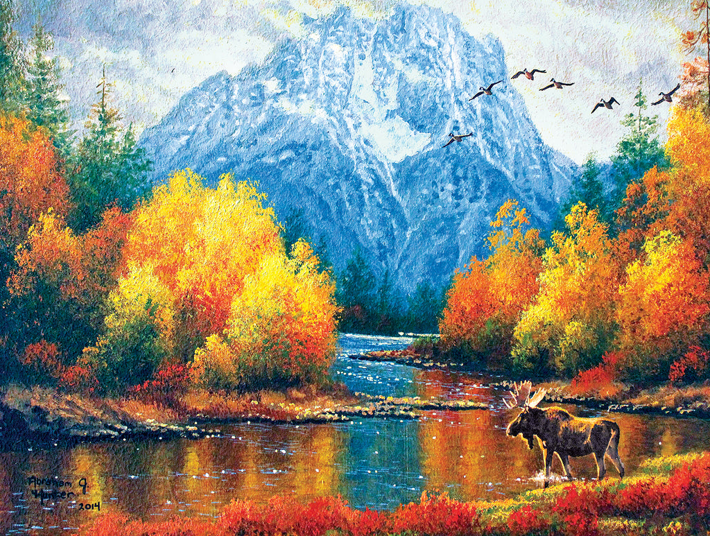 Mountain Moose 500 Piece Puzzle