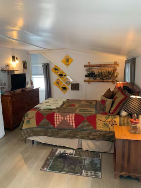 Vintage Style Moose Rug