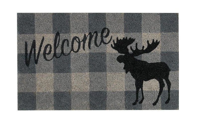 Moose Coir Welcome Mat