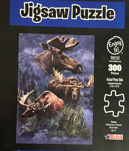 3 Moose Jigsaw Puzzle