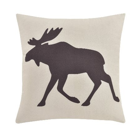 Single Moose Accent Pillow