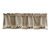 Wilderness Trail Moose and Bear Lined Valance