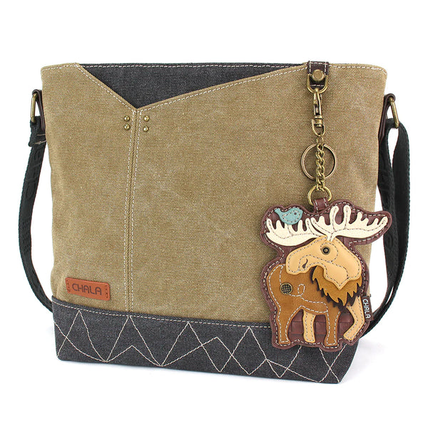 Olive Colored Prism Cross Body Moose Purse