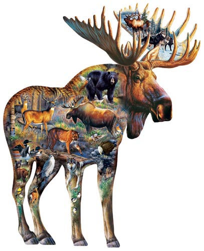 Shaped Moose 650 Piece Puzzle