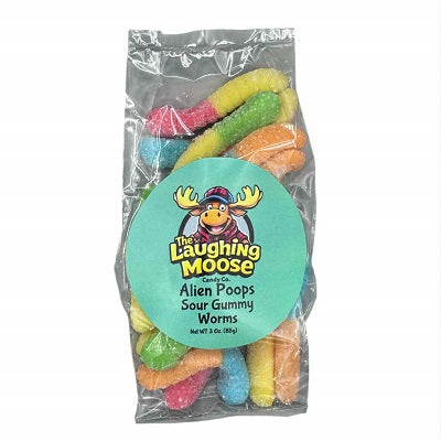 3 Oz Alien Poops Sour Gummy Worms