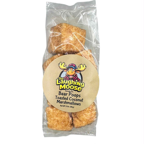 3 Oz Bear Poop Toasted Coconut Marshmallows