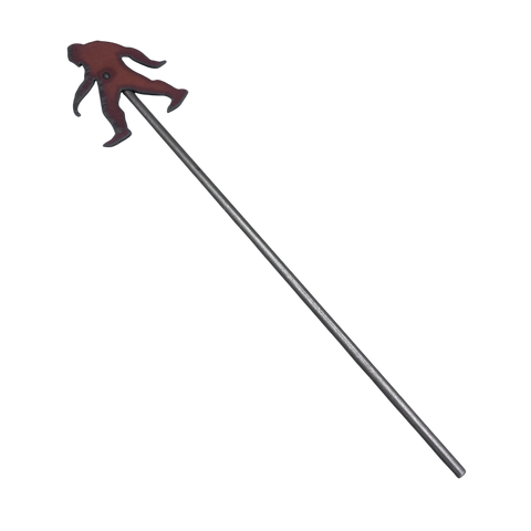 Metal Big Foot Sasquatch Plant Stick