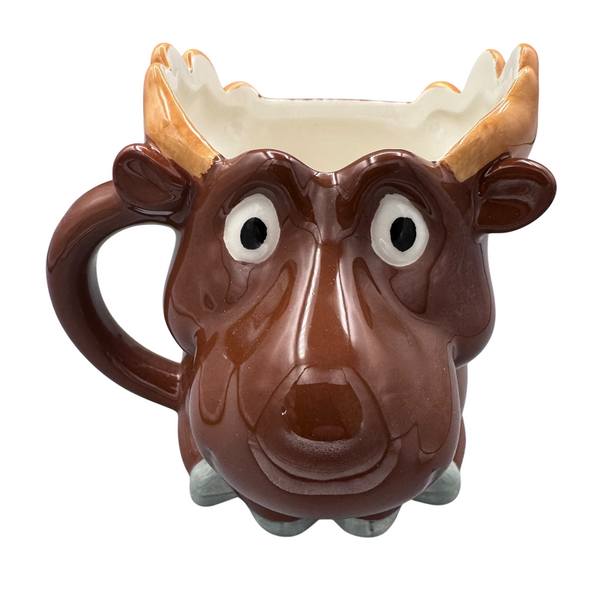 Cartoon Moose Ceramic Mug