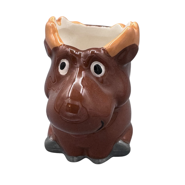 Cartoon Moose Ceramic Shot Glass