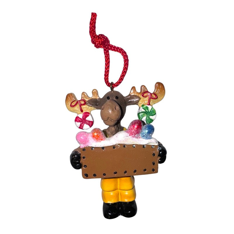 Candi with Candies Moose Ornament