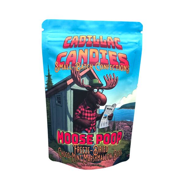 Moose Poop Freeze Dried Chocolate-mint Marshmallow Bites