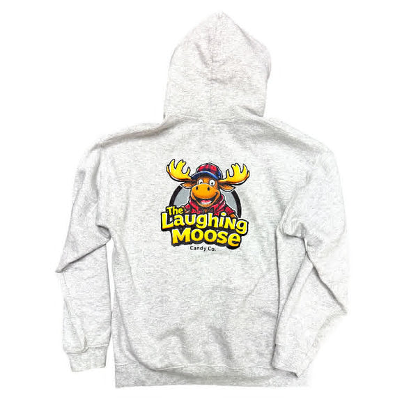 Laughing Moose Candy Company Gray Hooded Sweatshirt