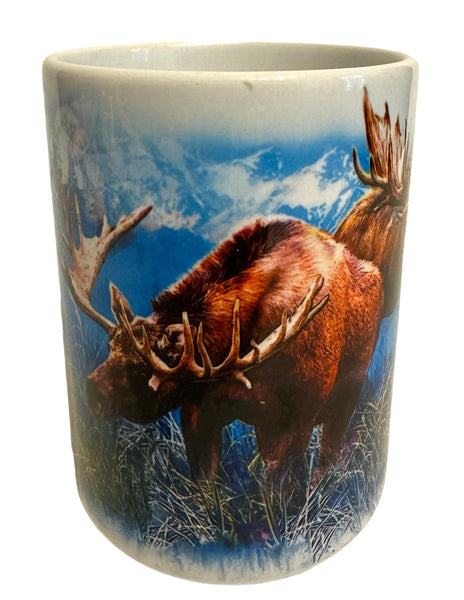 3 Moose Heavy Ceramic Mug