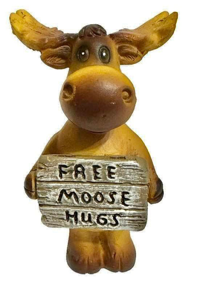 Free Moose Hugs Figurine