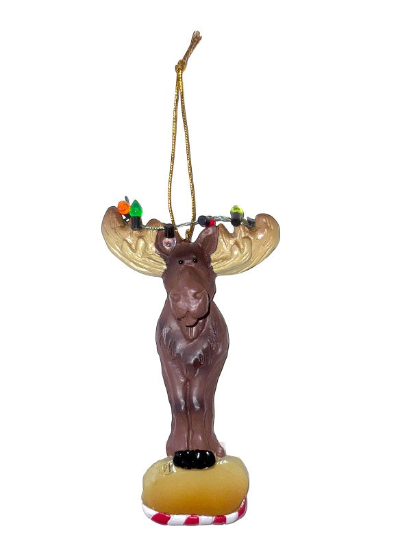 Moose Standing on Ornament