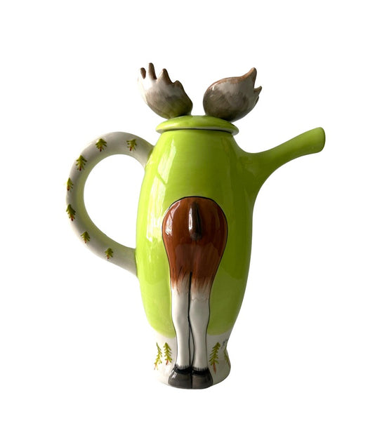 Ceramic Moose Tea Pot