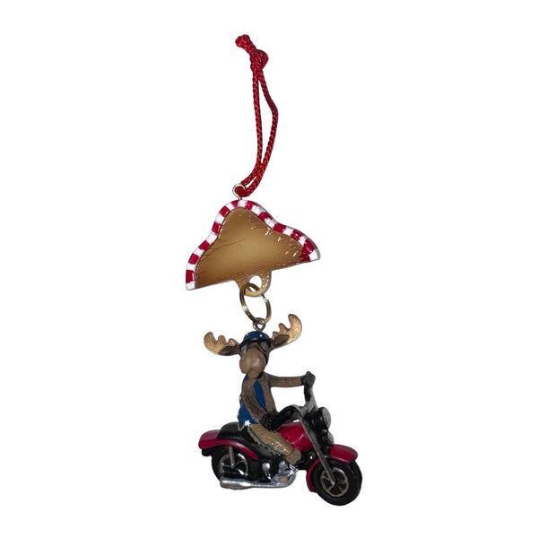 Doug Billybob Motorcyle Moose Ornament