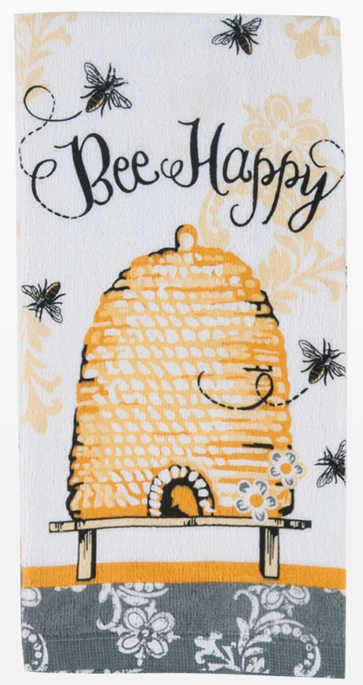 Queen Bee Terry Dish Towel