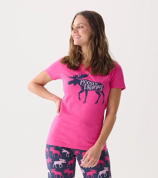 Raspberry Moose Women's Sleeping Shirt