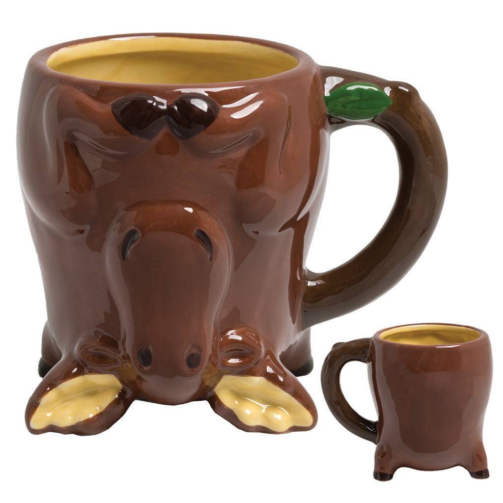 Upside Down Moose Mug