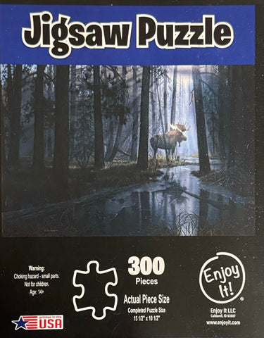 Caught by the Light Moose Jigsaw Puzzle