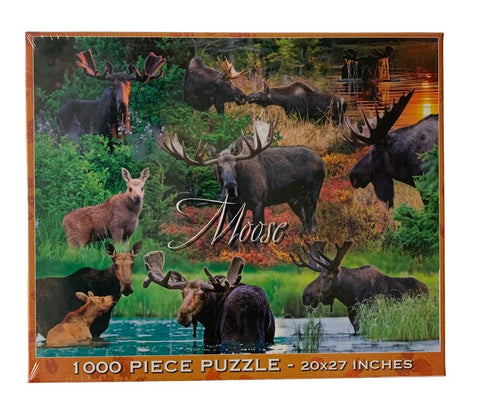 Moose Collage Puzzle 1000 Pieces