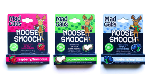 Three Pack of Moose Smooch Organic and Natural Lip Balm