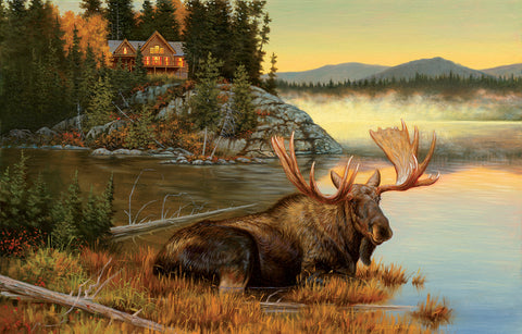 Majestic Bull Moose 1000 Piece Puzzle