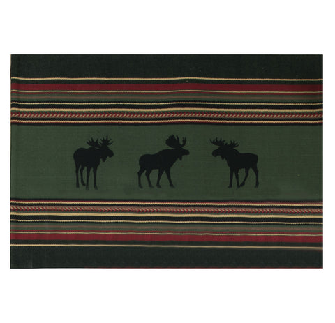Moose Printed Woven Placemat