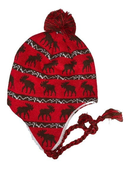 Knitted Winter Moose Hat