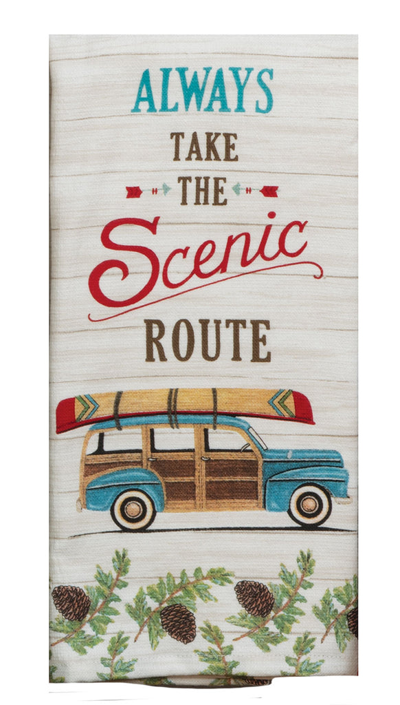 Scenic Route Travel Terry Dish Towel